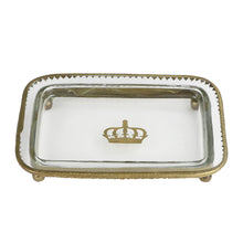 Load image into Gallery viewer, Crown Glass Tray