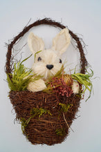 Load image into Gallery viewer, Blonde Sisal Bunny in Basket
