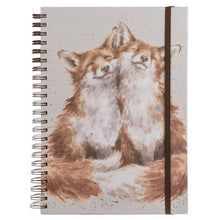 Load image into Gallery viewer, Large Contentment Fox Notebook