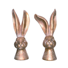 Load image into Gallery viewer, Bronze Bunny Head
