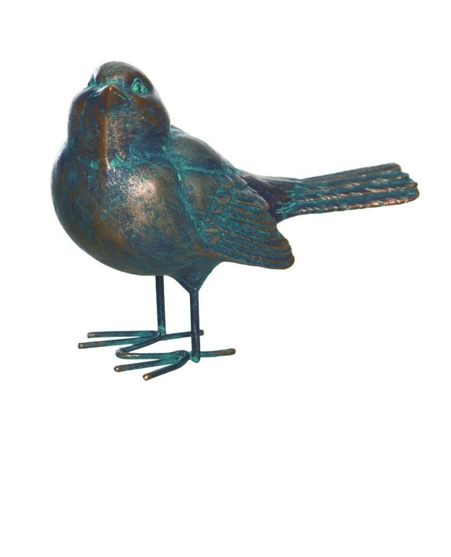 Patina Standing Bird