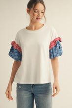 Load image into Gallery viewer, Patriotic Flair Top
