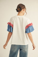 Load image into Gallery viewer, Patriotic Flair Top
