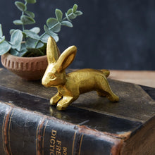 Load image into Gallery viewer, Mini Gold Bunny Figurine
