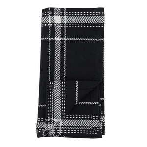 Black Plaid Napkin