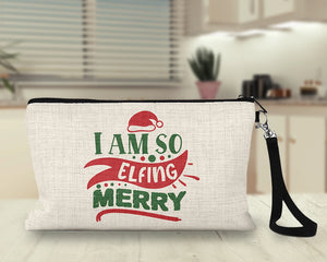 So Elfing Merry Wristlet/Makeup Bag