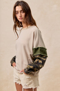 Having A Great Time Top Camo