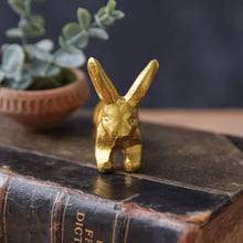 Load image into Gallery viewer, Mini Gold Bunny Figurine
