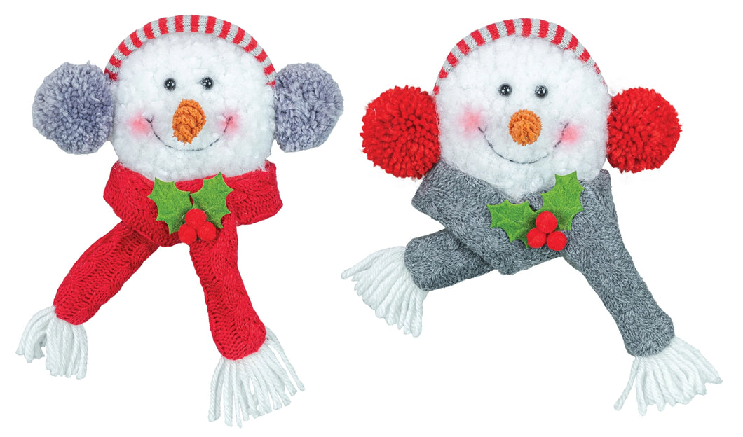 Earmuff Snowman Ornament