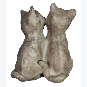 Snuggling Cat Figurine