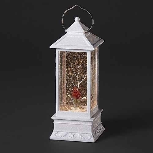 Cardinal Christmas Lighted Lantern