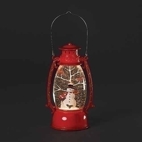 Red Snowman Lantern