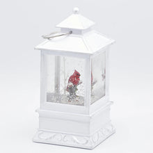 Load image into Gallery viewer, Cardinal In Tree Swirl Lantern
