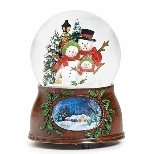 Snowman Musical Snow Globe