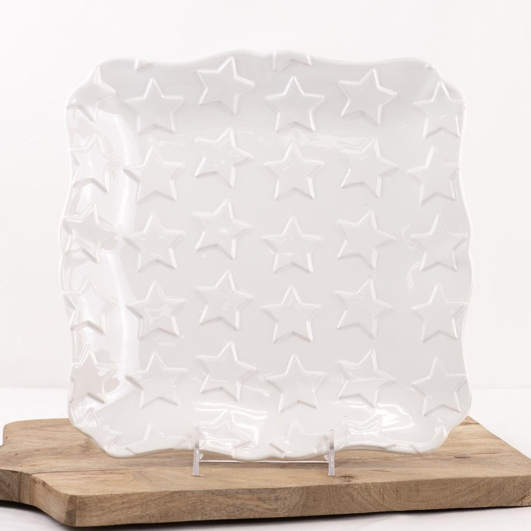 Embossed Star Platter