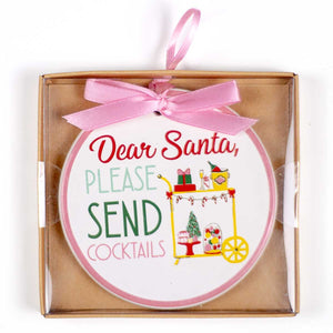 Send Cocktails Ornament