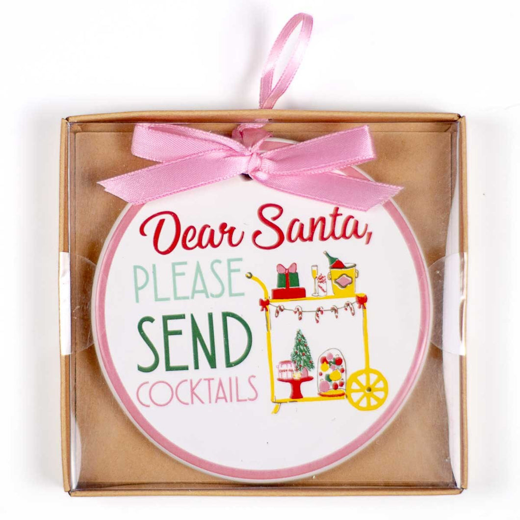 Send Cocktails Ornament