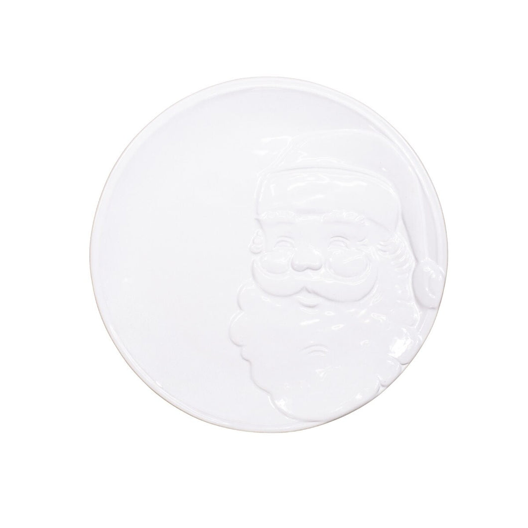 Santa Embossed Platter
