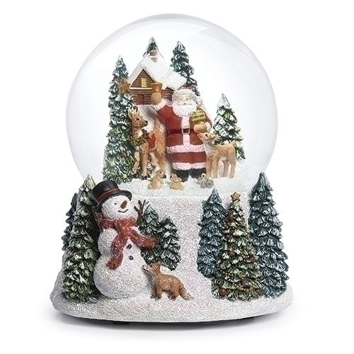 Santa and Snowman Snowglobe