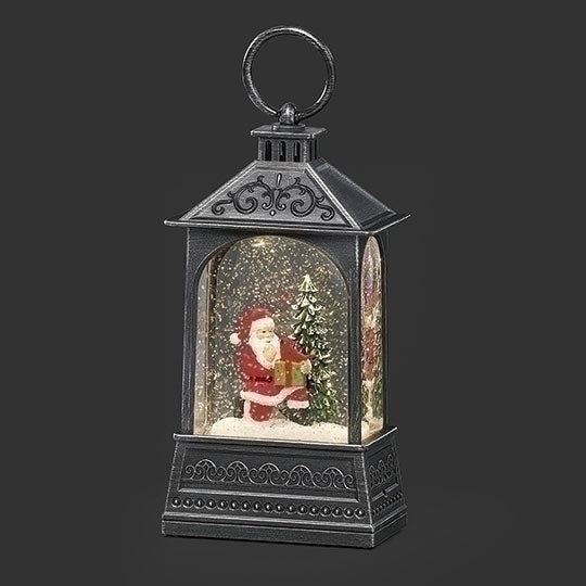 Santa Gifts Lighted Lantern