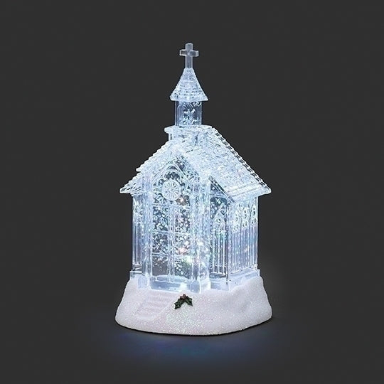 Lighted Christmas Church