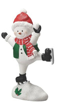 Load image into Gallery viewer, Festive Skating Snowman
