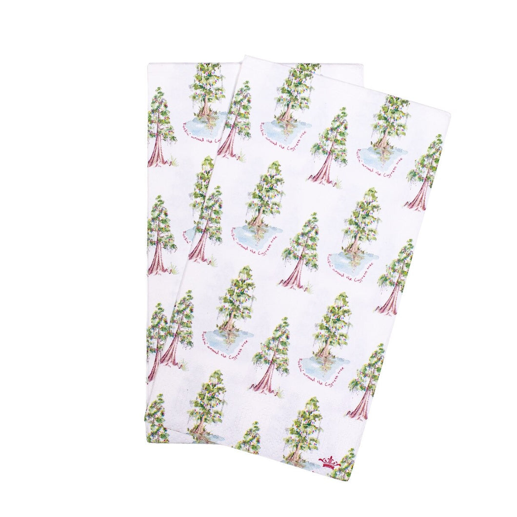 Rockin' Around Cypress Tree Guest Napkins