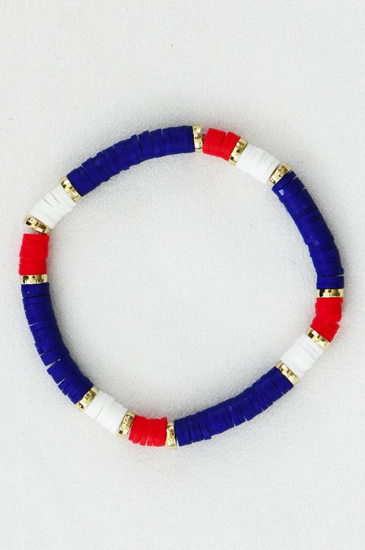 Amazon.com: Mintolex 4th of July Bracelets Red White Blue US Flag Patriotic  Independence Day Bracelets American Flag Star Heart Bracelet Memorial  Stretch Beaded Bracelet for Americanism Patriotic Fundraiser: Clothing,  Shoes & Jewelry