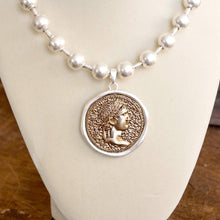Load image into Gallery viewer, Coin Chunky Ball Chain  Necklace
