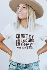 Country Music & Beer T-shirt