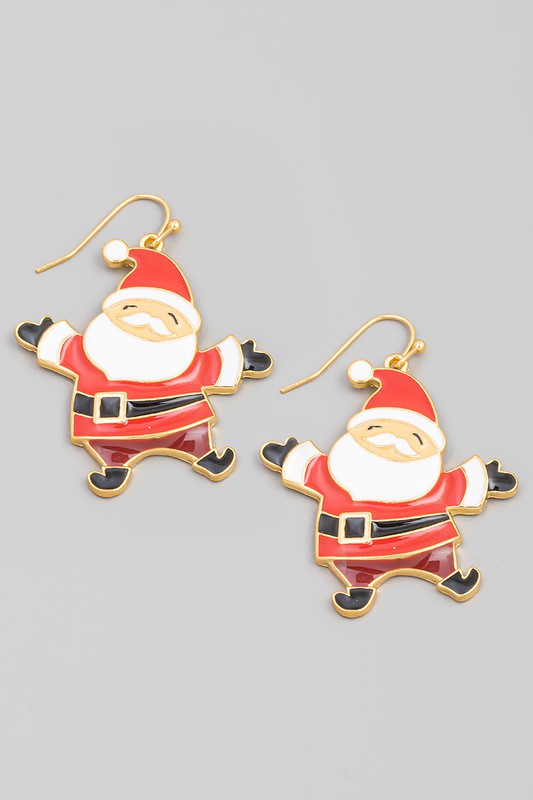 Silly Santa Earrings