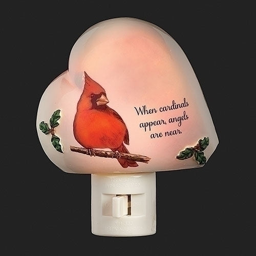 Cardinal Angel Night Light