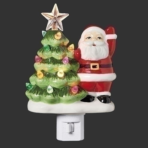 Vintage Santa Night Light