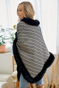 Boho Faux Fur Wrap