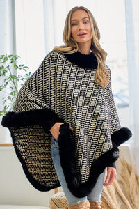 Boho Faux Fur Wrap