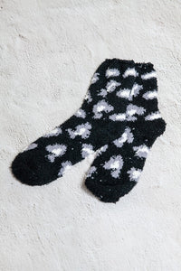 Leopard Fuzzy Socks