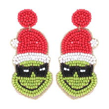 Load image into Gallery viewer, Grinch Earrings
