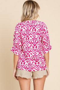 Stylish Top Fuchsia