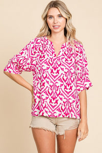 Stylish Top Fuchsia