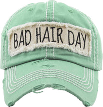 Load image into Gallery viewer, Bad Hair Day Washed Vintage Ball Cap
