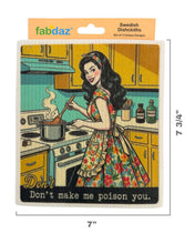 Load image into Gallery viewer, Kitchen Retro Wife Swedish Dishcloths
