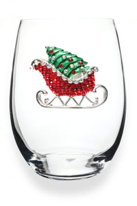 Sleigh Stemless Wine Glass