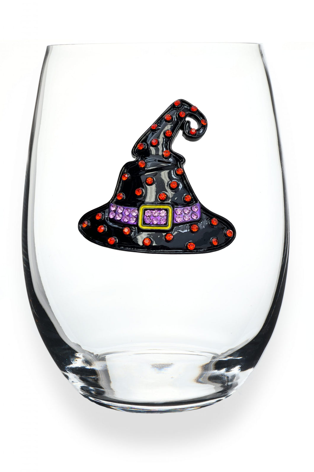 Witch Hat Stemless Wine Glass