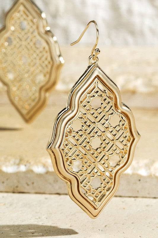 Quatrefoil Earrings