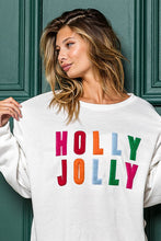 Load image into Gallery viewer, Multi Holly Jolly Sweatshirt
