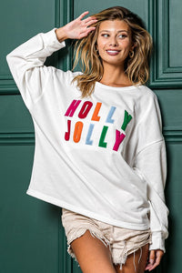 Multi Holly Jolly Sweatshirt