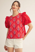 Load image into Gallery viewer, I'll Be Around Top Red
