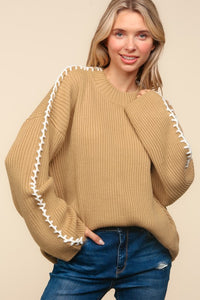 Hitting The Road Sweater Taupe