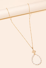 Load image into Gallery viewer, Pearl Teardrop Necklace
