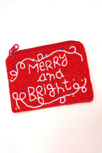 Load image into Gallery viewer, Christmas Beaded Pouch
